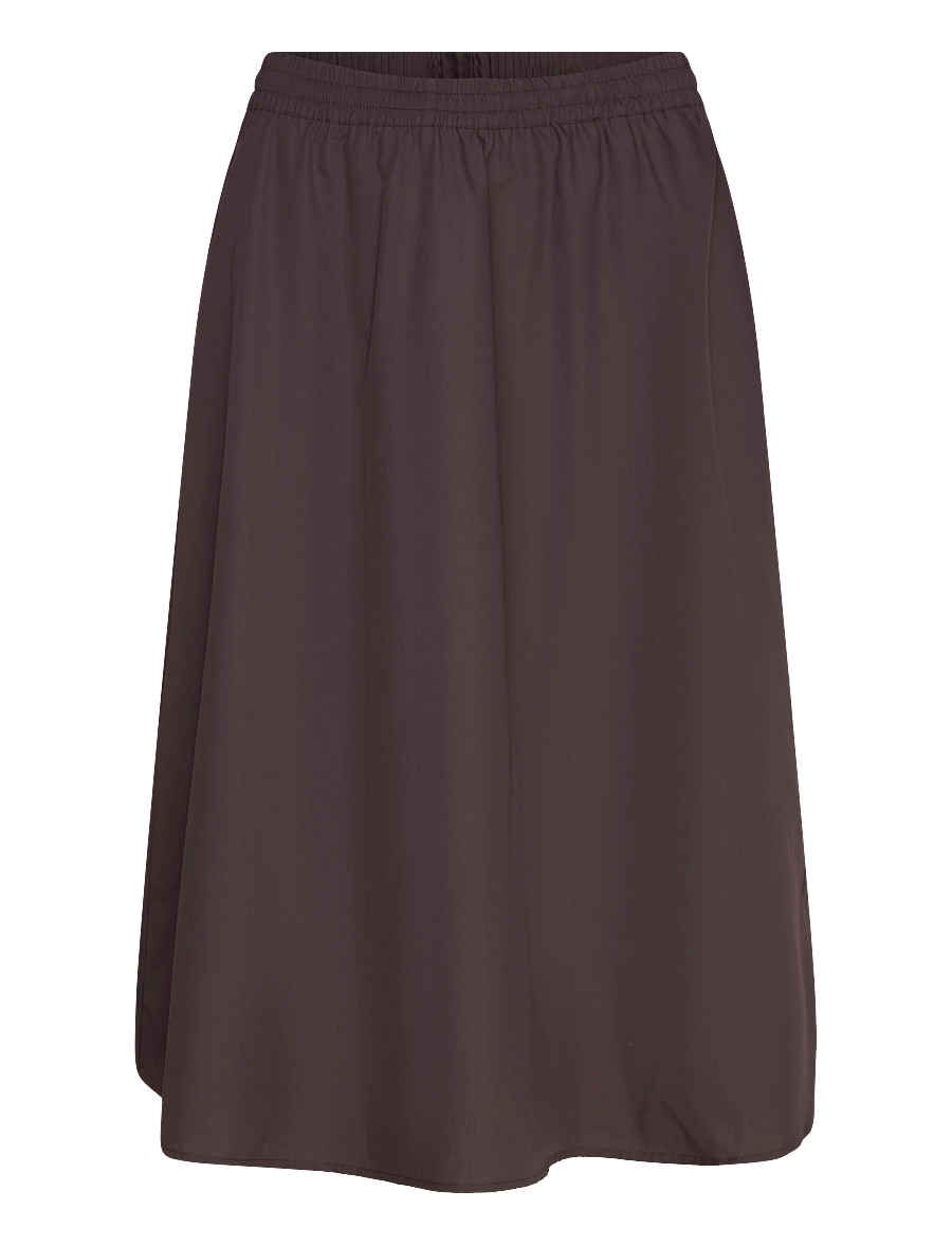 FREE/QUENT - FQBREEZE-SKIRT - midi-röcke - coffee bean - 0