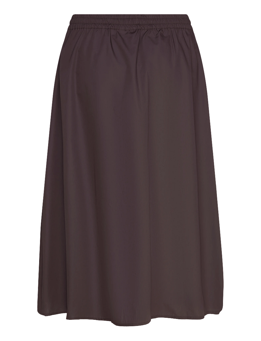 FREE/QUENT - FQBREEZE-SKIRT - midi-röcke - coffee bean - 1