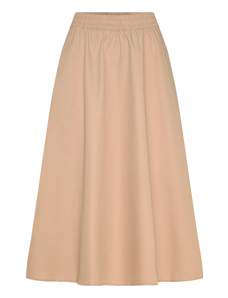 FREE/QUENT - FQBREEZE-SKIRT - midiseelikud - silver mink - 1