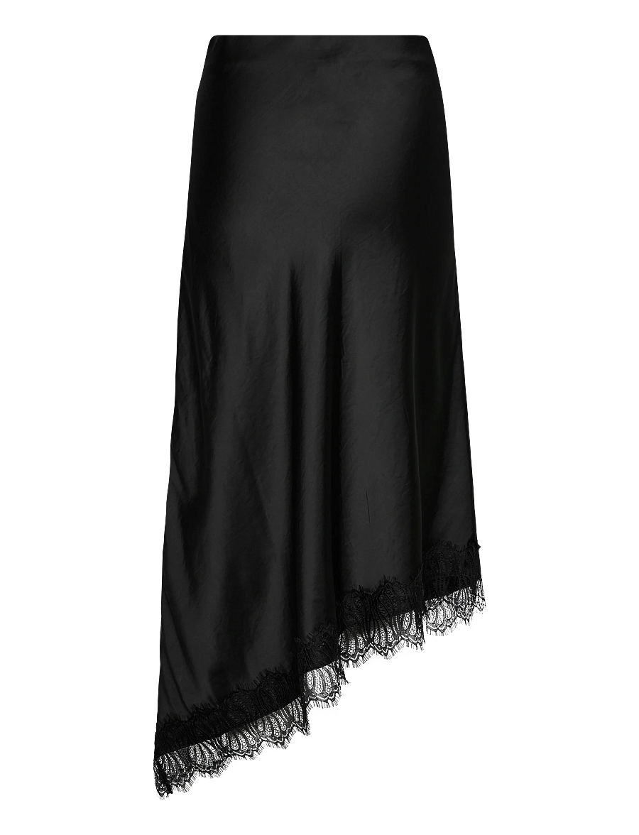 FREE/QUENT - FQDOVA-SKIRT - midi nederdele - black w. black - 1