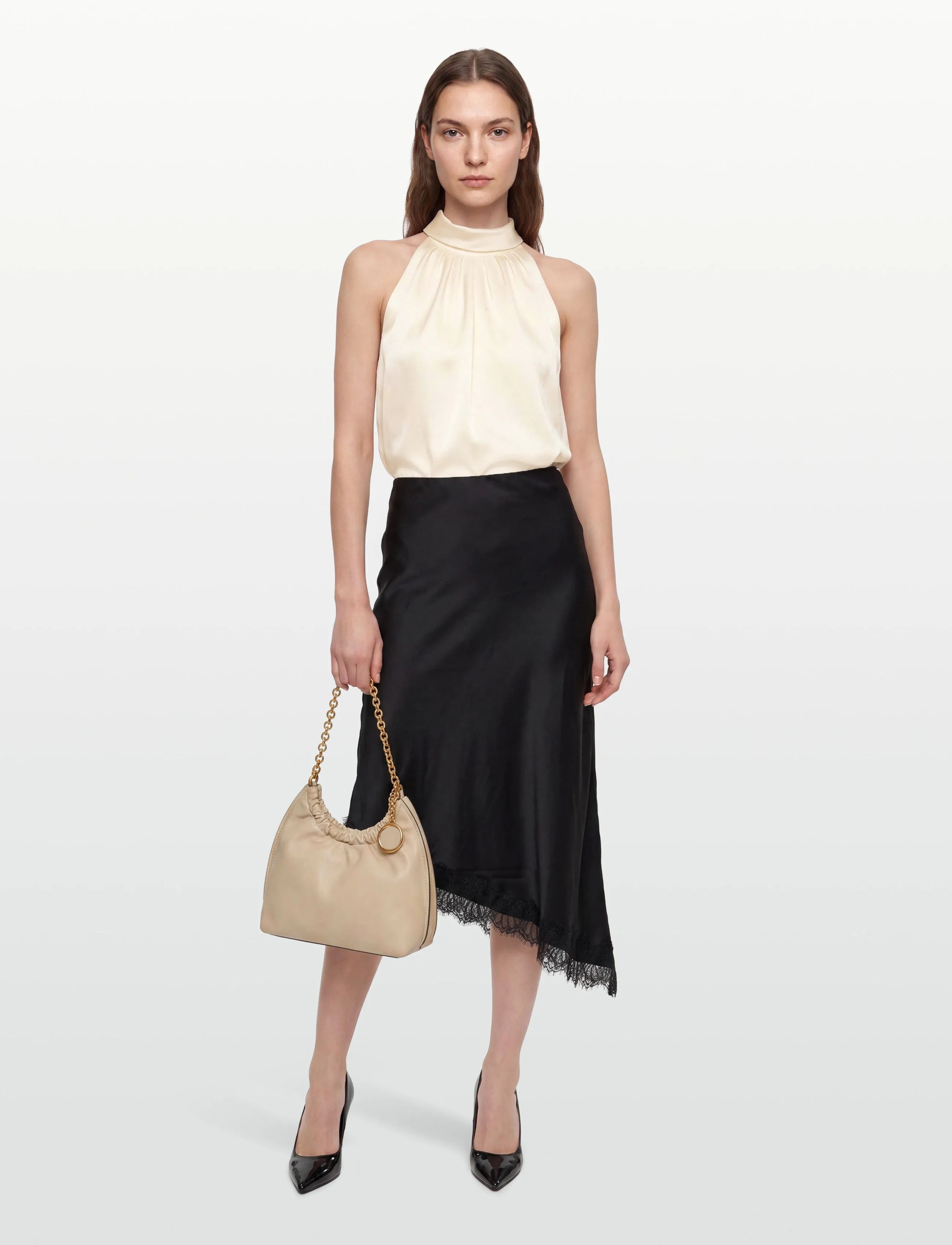 FREE/QUENT - FQDOVA-SKIRT - lowest prices - black w. black - 0