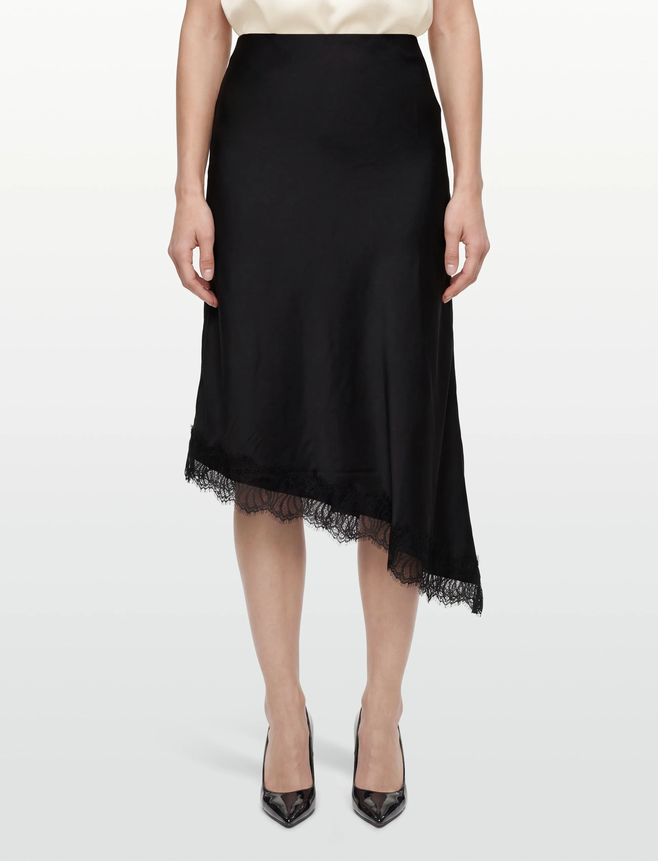 FREE/QUENT - FQDOVA-SKIRT - lowest prices - black w. black - 3