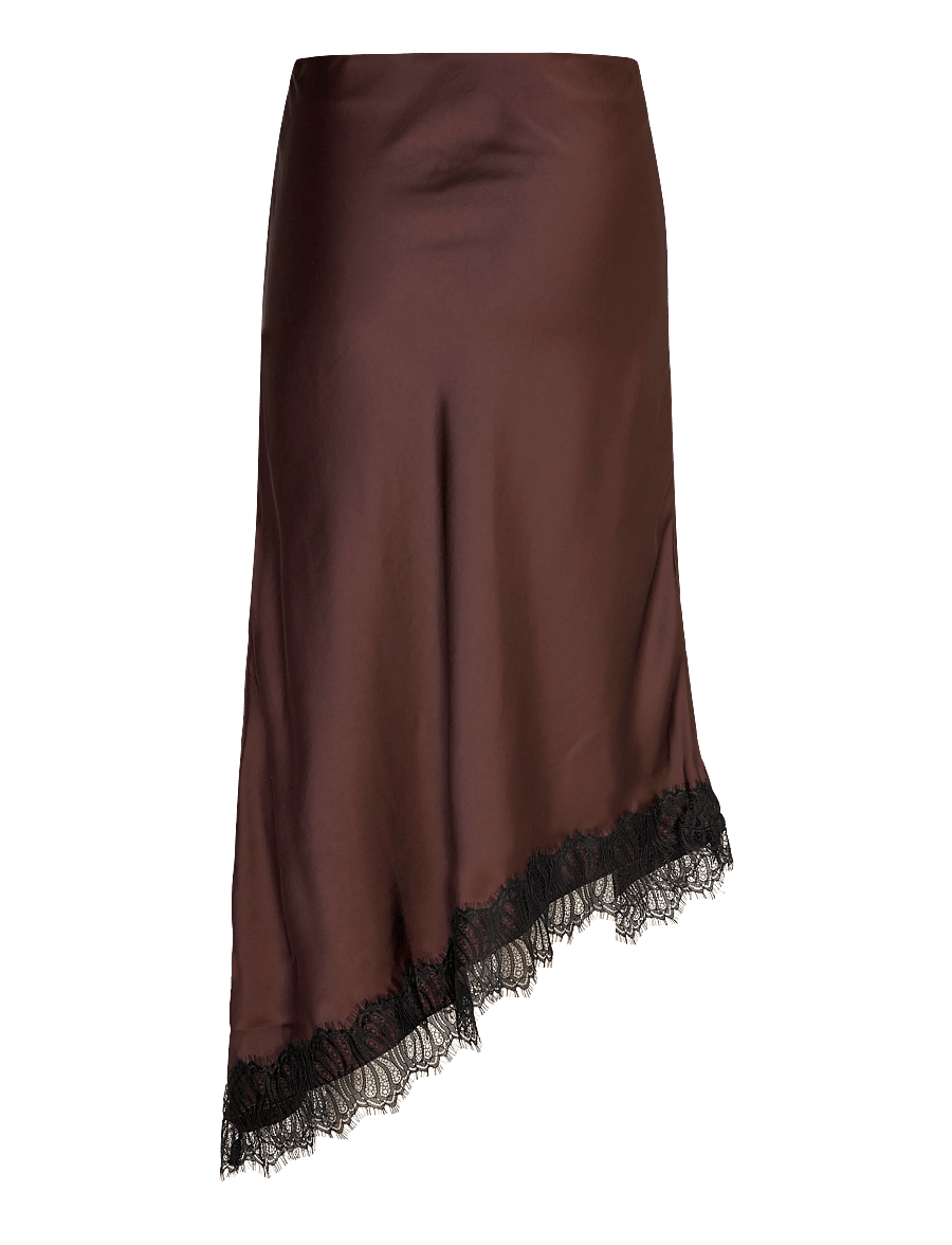 FREE/QUENT - FQDOVA-SKIRT - midi kjolar - coffee bean w. black - 2
