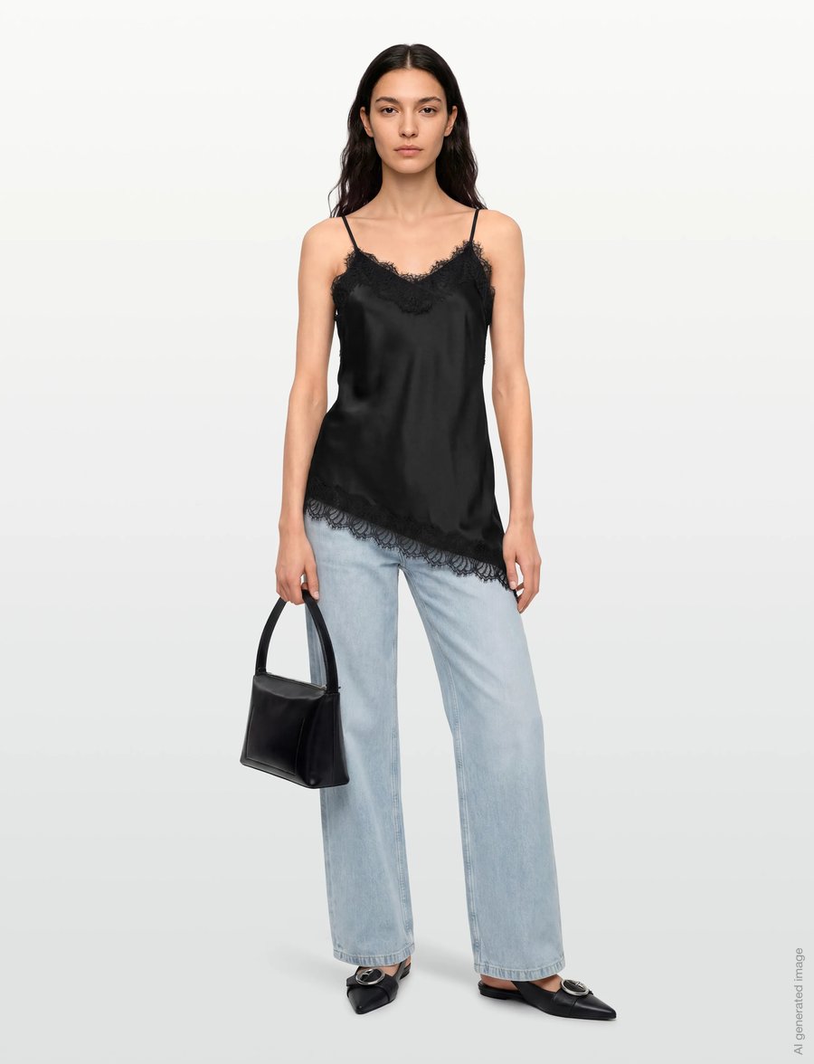 FREE/QUENT - FQDOVA-TOP - black w. black - 0