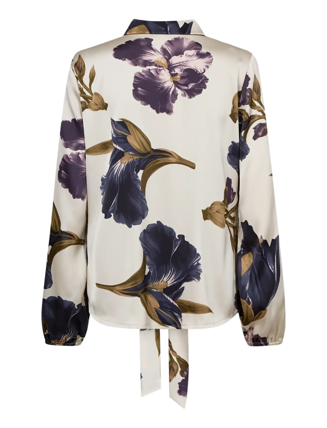 FREE/QUENT - FQZILA-BLOUSE - långärmade blusar - moonbeam w. nightshade - 1