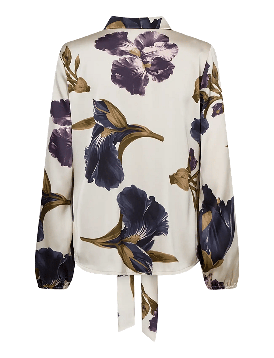 FREE/QUENT - FQZILA-BLOUSE - långärmade blusar - moonbeam w. nightshade - 1