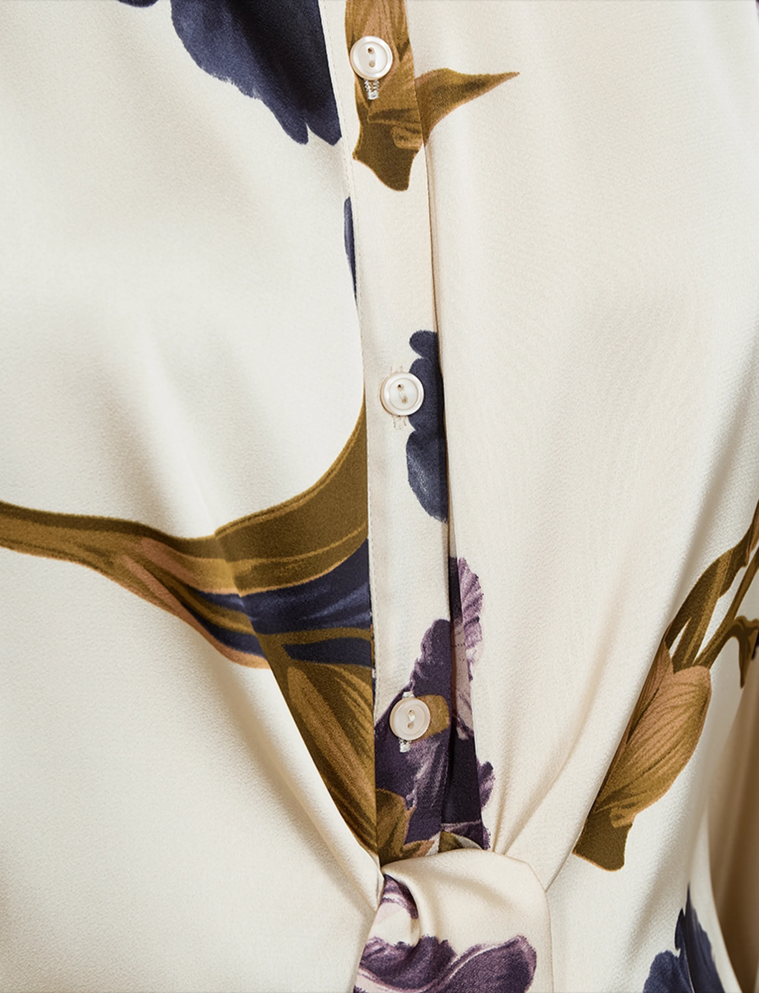 FREE/QUENT - FQZILA-BLOUSE - långärmade blusar - moonbeam w. nightshade - 2