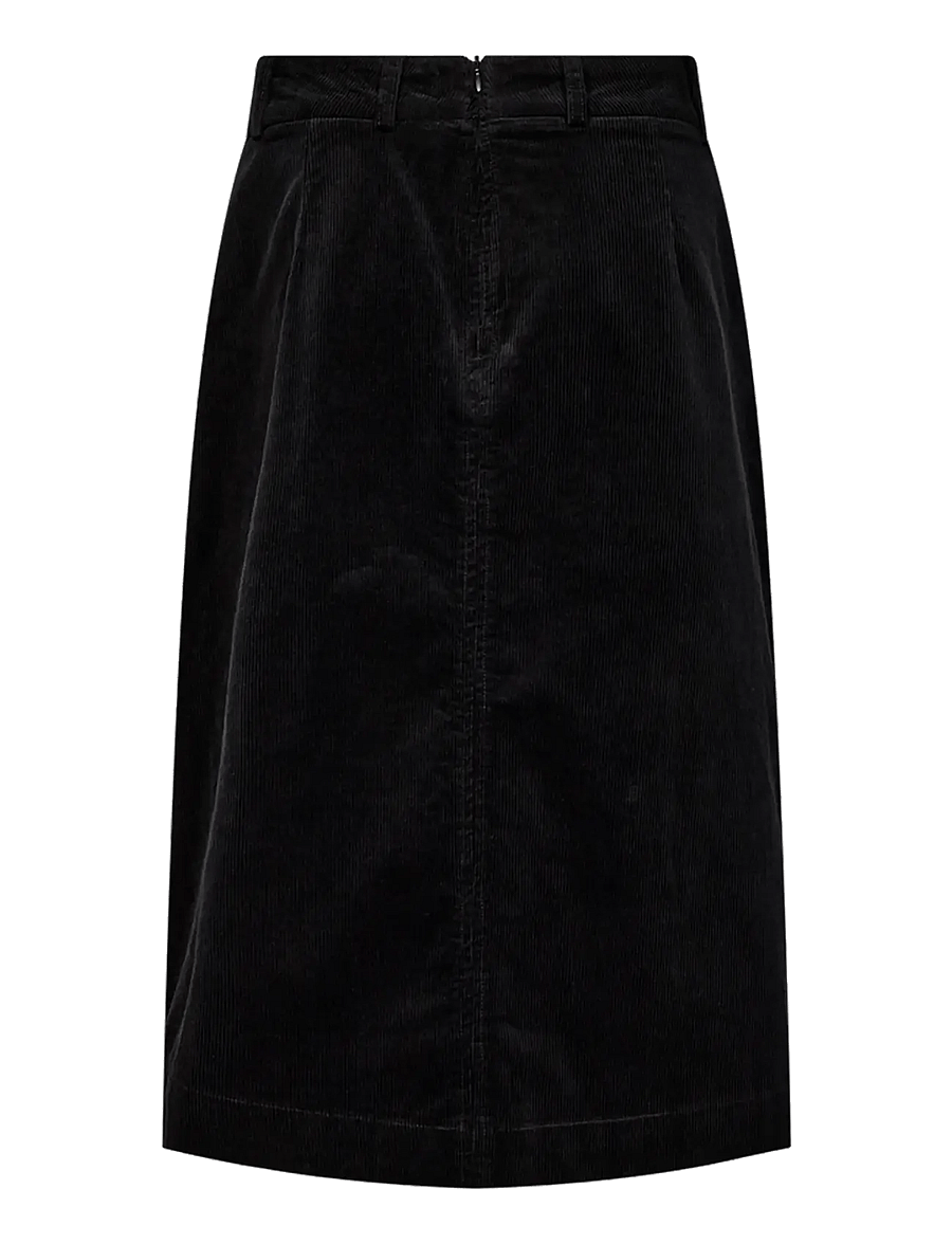 FREE/QUENT - FQCORDY-SKIRT - midi-röcke - black - 1