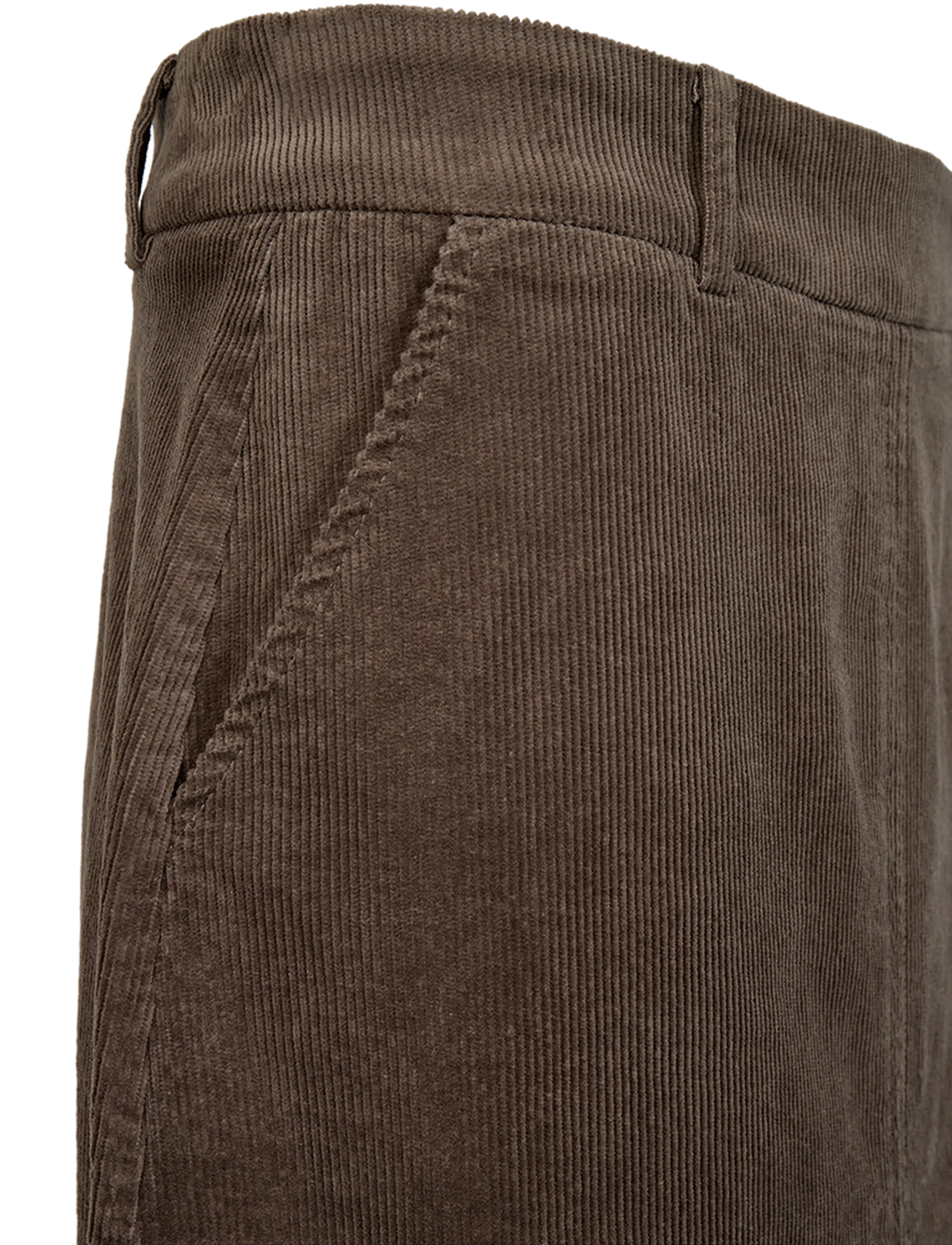 FREE/QUENT - FQCORDY-SKIRT - midi skirts - morel - 5