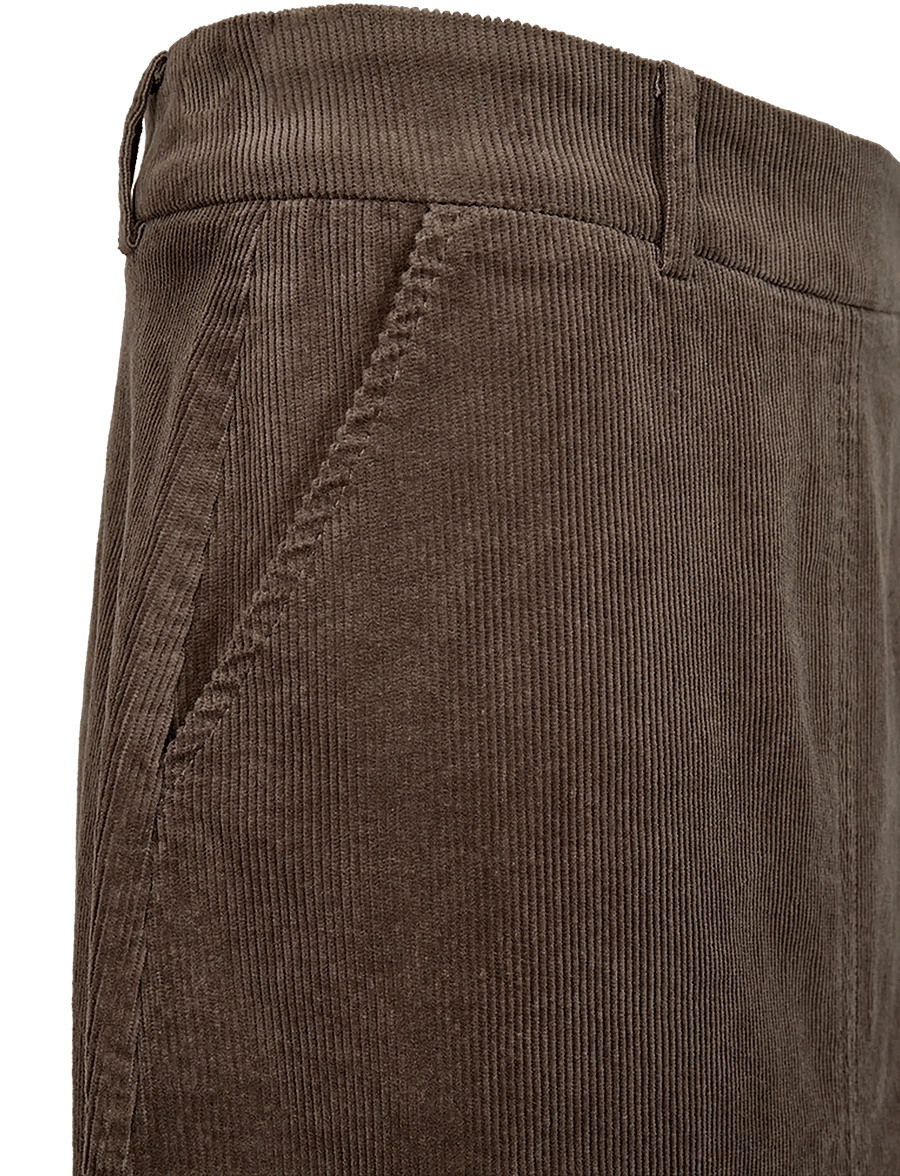 FREE/QUENT - FQCORDY-SKIRT - midi-röcke - morel - 5