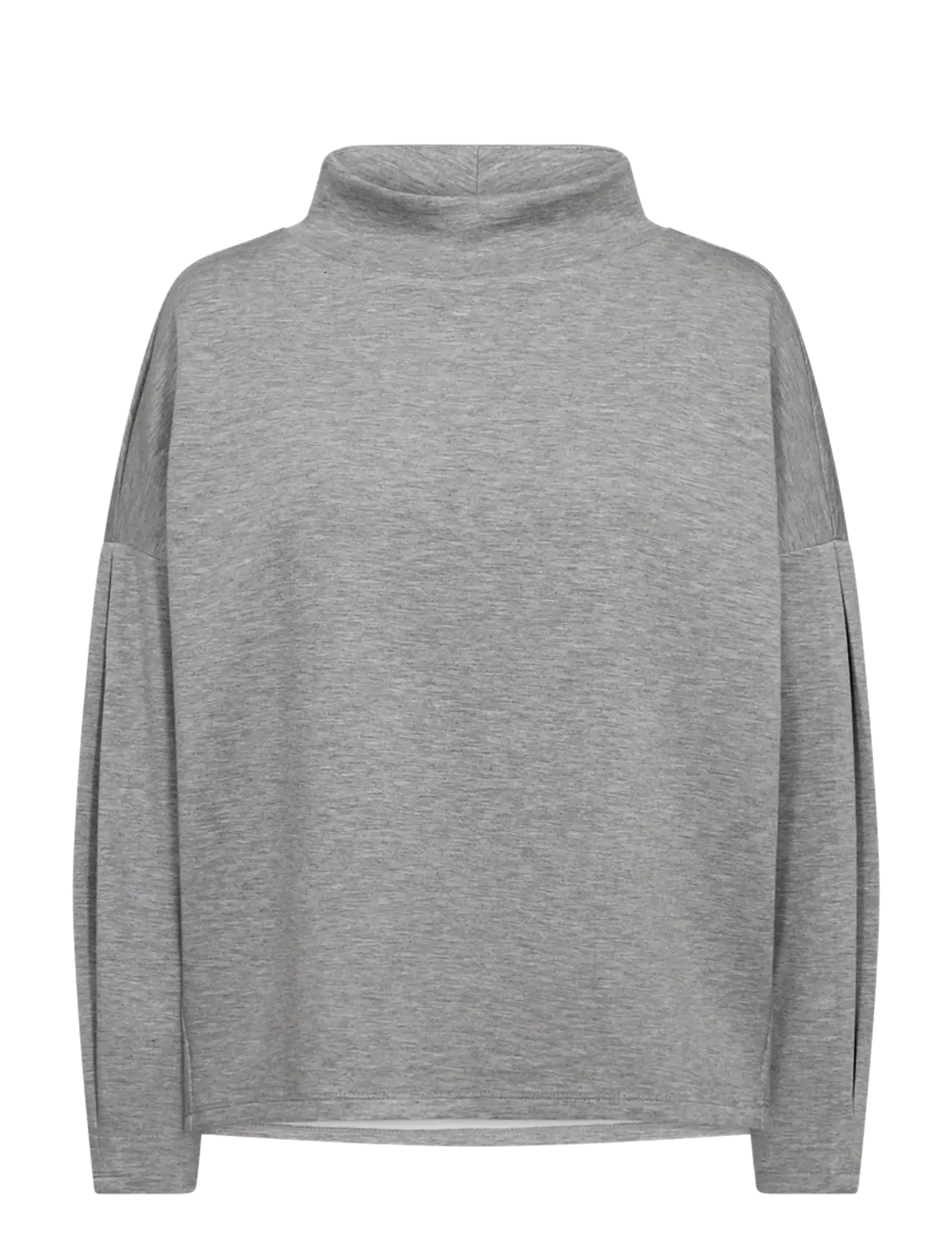 FREE/QUENT FQBRODY-TEE - Sweatshirts & Kapuzenpullover - MEDIUM GREY MLG. / grey