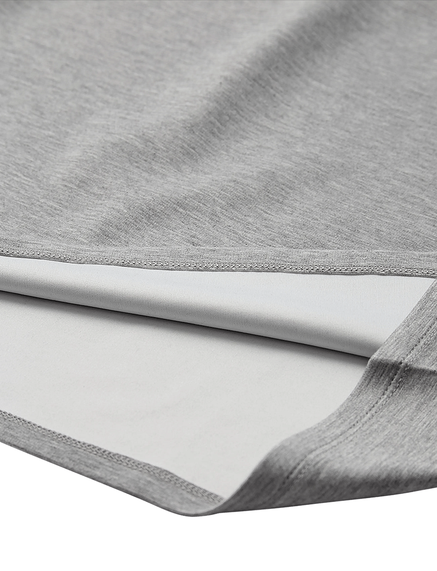 FREE/QUENT - FQBRODY-TEE - sweatshirts - medium grey mlg. - 4