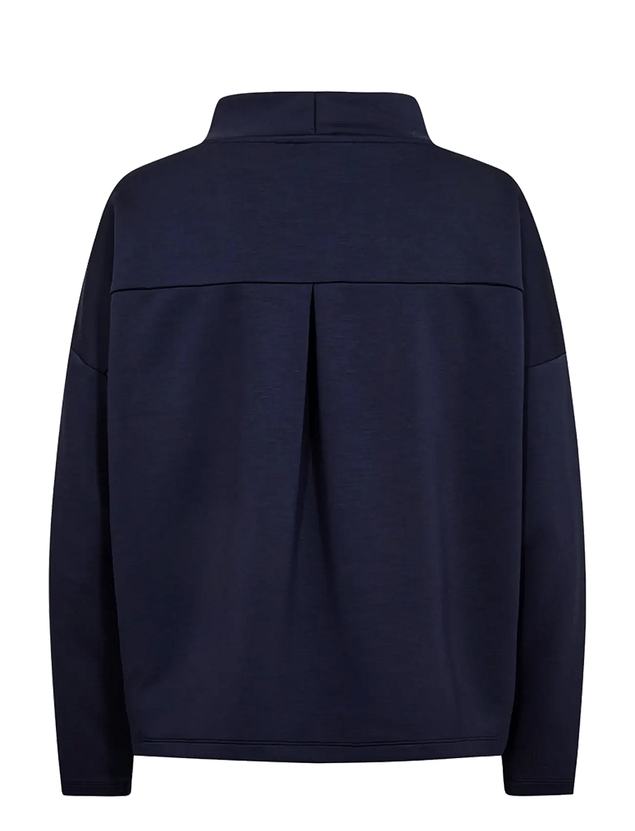 FREE/QUENT - FQBRODY-TEE - sweatshirts - navy blazer - 1