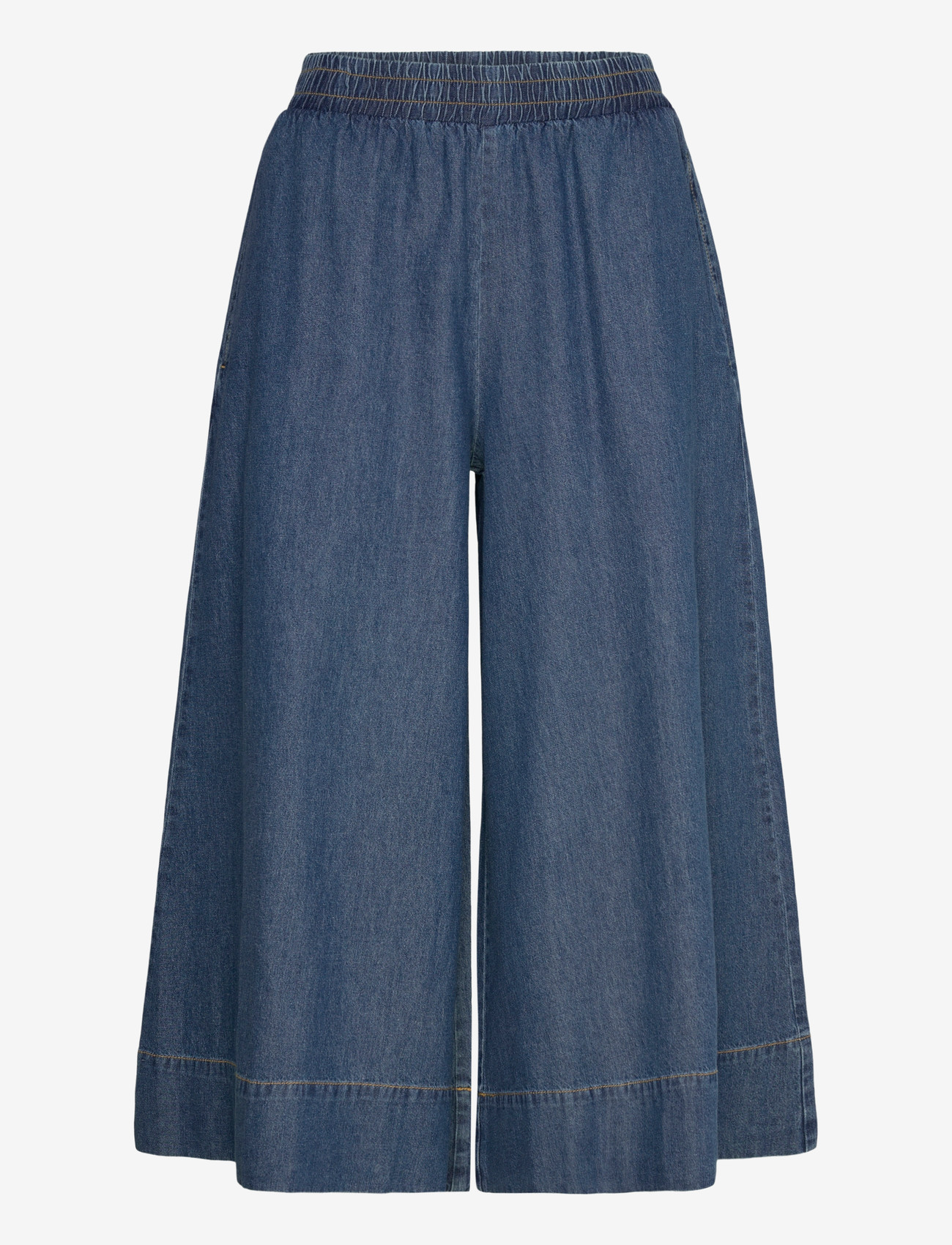 FREE/QUENT - FQLISEA-PANTS - culottes - medium blue denim - 1