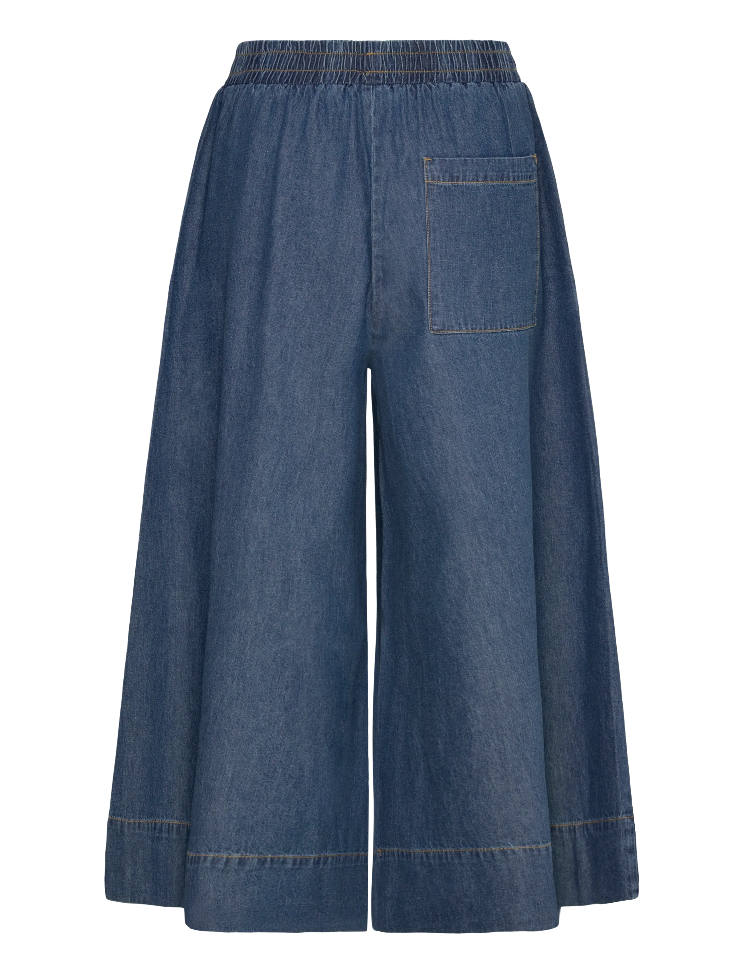 FREE/QUENT - FQLISEA-PANTS - culottes - medium blue denim - 2