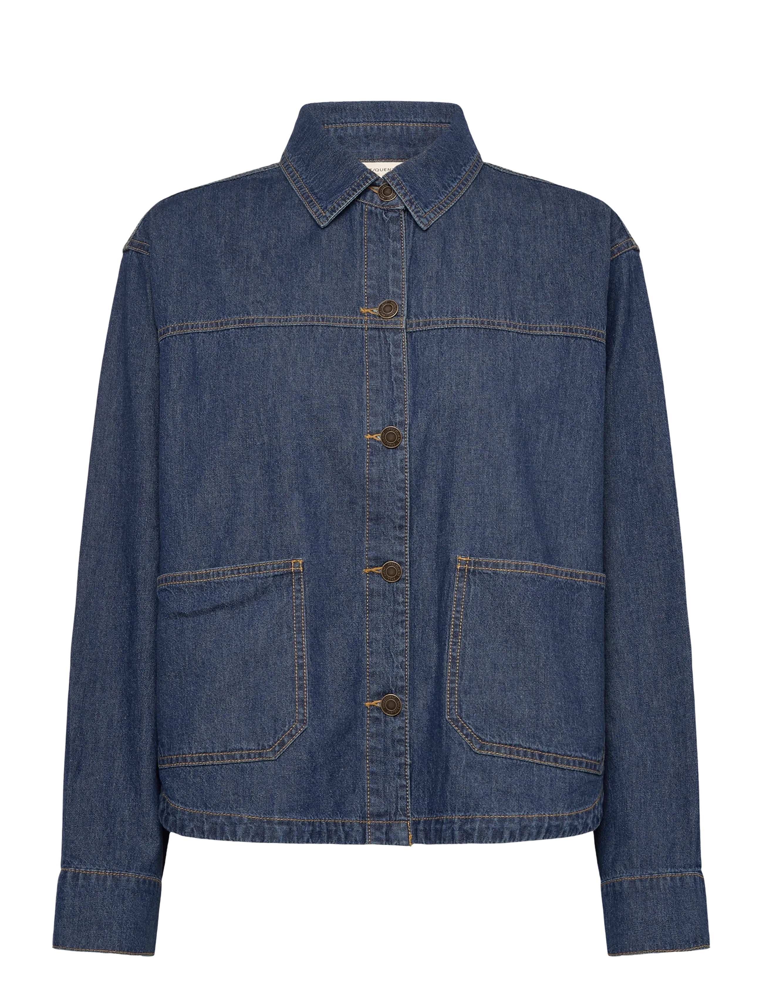 FREE/QUENT FQLISEA-JACKET - Jakker & Frakker - MEDIUM BLUE DENIM / blue