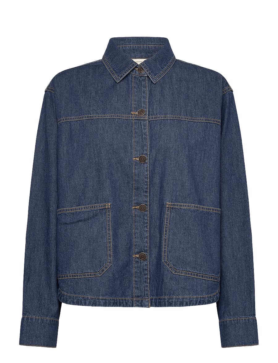 FREE/QUENT - FQLISEA-JACKET - frühlingsjacken - medium blue denim - 1