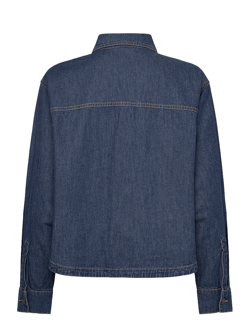 FREE/QUENT - FQLISEA-JACKET - forårsjakker - medium blue denim - 2