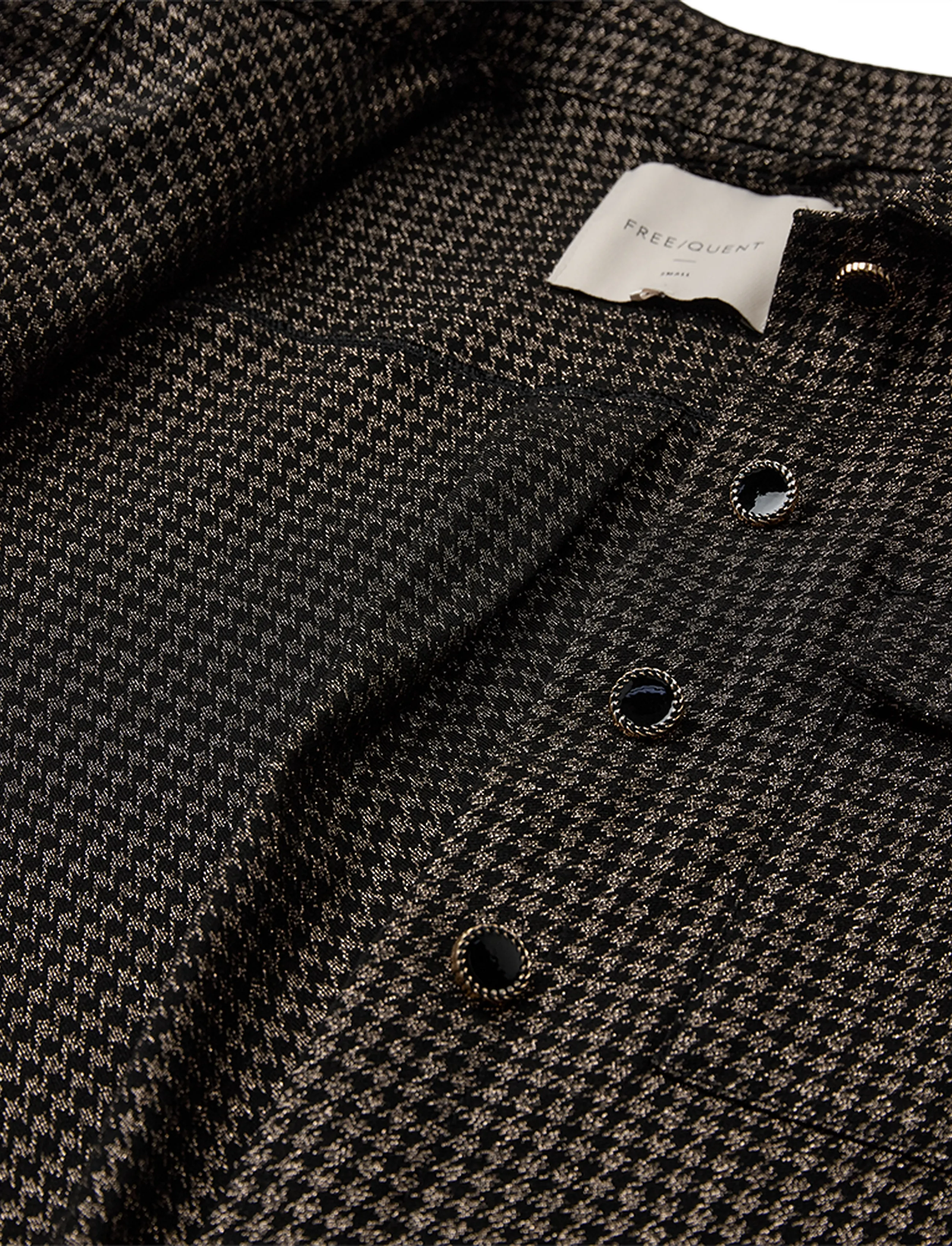 FREE/QUENT - FQREXY-JACKET - utility-jacken - black w. gold - 2