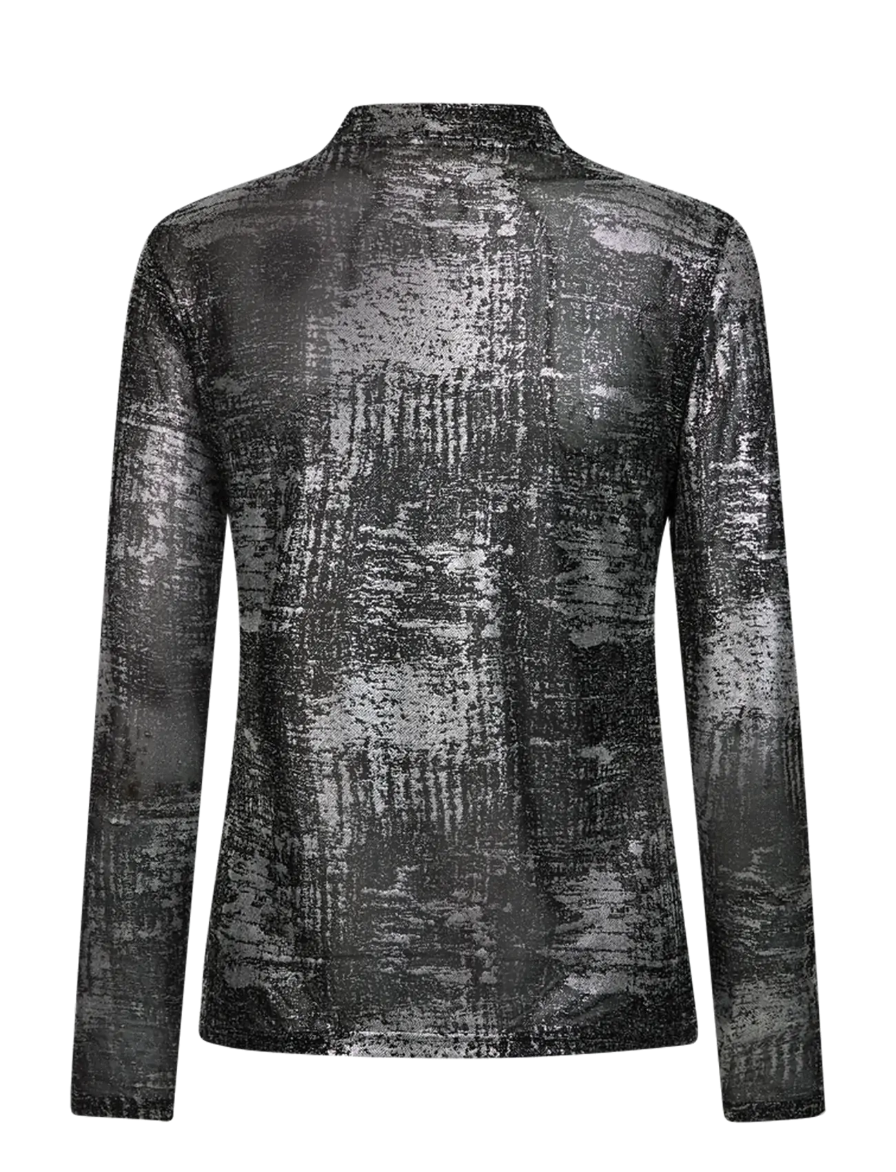 FREE/QUENT - FQISVA-TEE - turtlenecks - black w. silver - 1