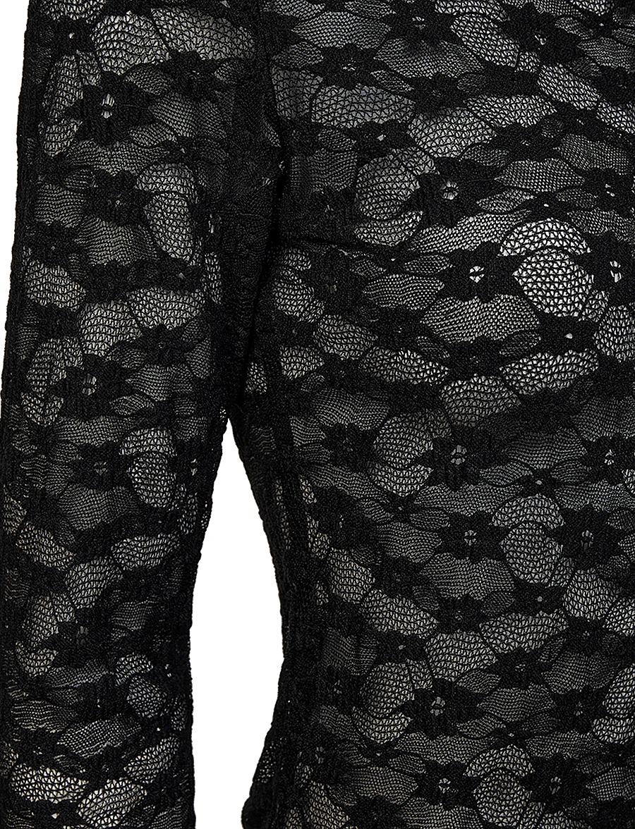 FREE/QUENT - FQIBENA-TEE - long-sleeved tops - black - 2
