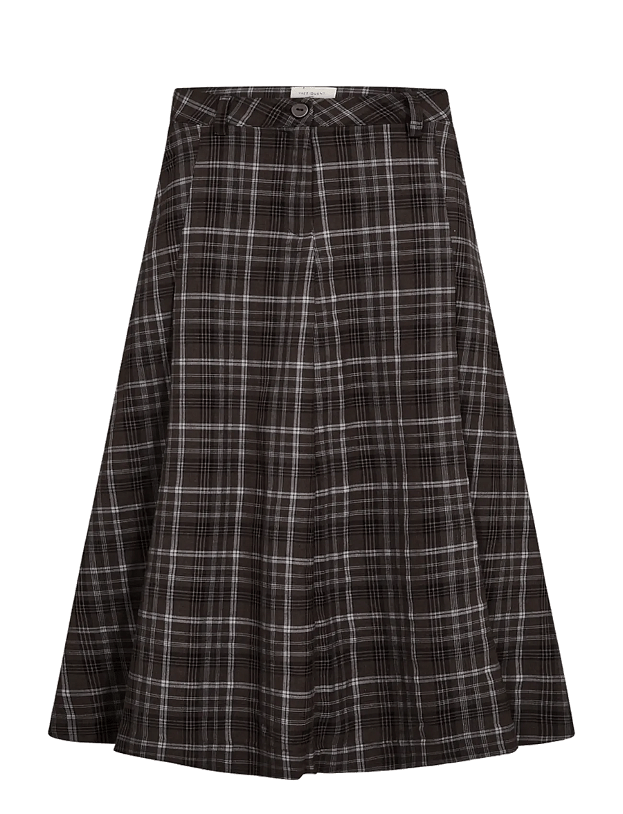 FREE/QUENT - FQKRIS-SKIRT - plisserade kjolar - mole w. chambray blue - 1