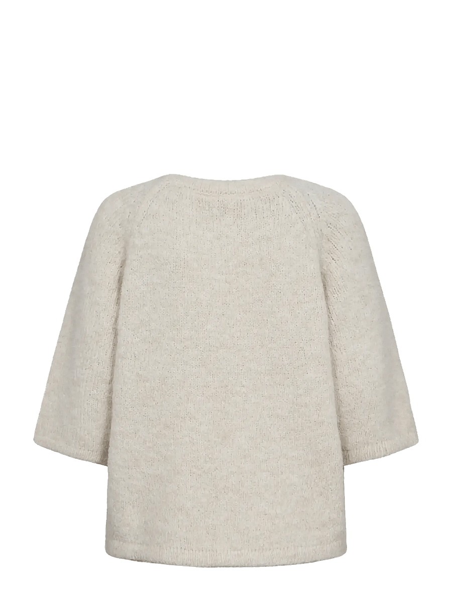 FREE/QUENT - FQGRSKRELA-PULLOVER - moonbeam mel. w. silver - 2