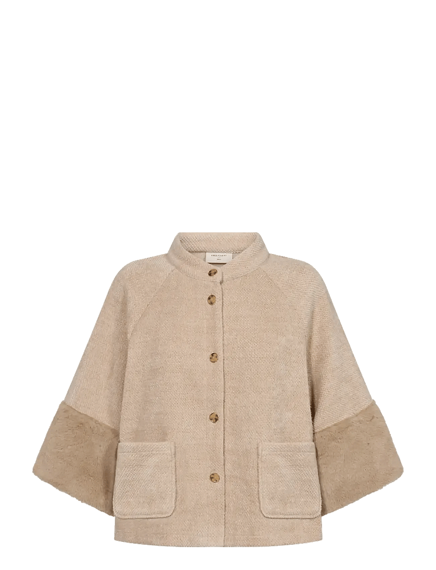 FREE/QUENT - FQGABBY-JACKET - lette frakker - oyster gray - 0