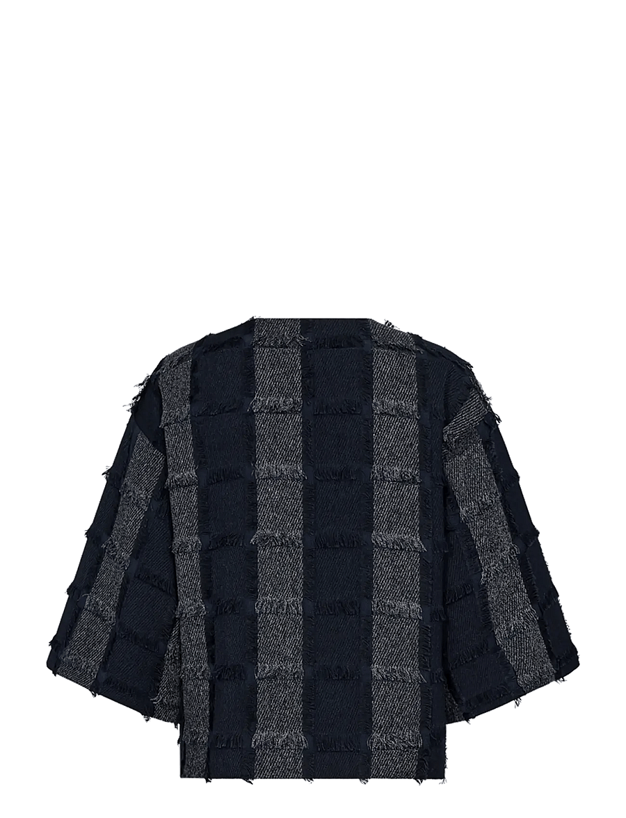 FREE/QUENT - FQJOLENE-JACKET - navy blazer w. star off-white - 2