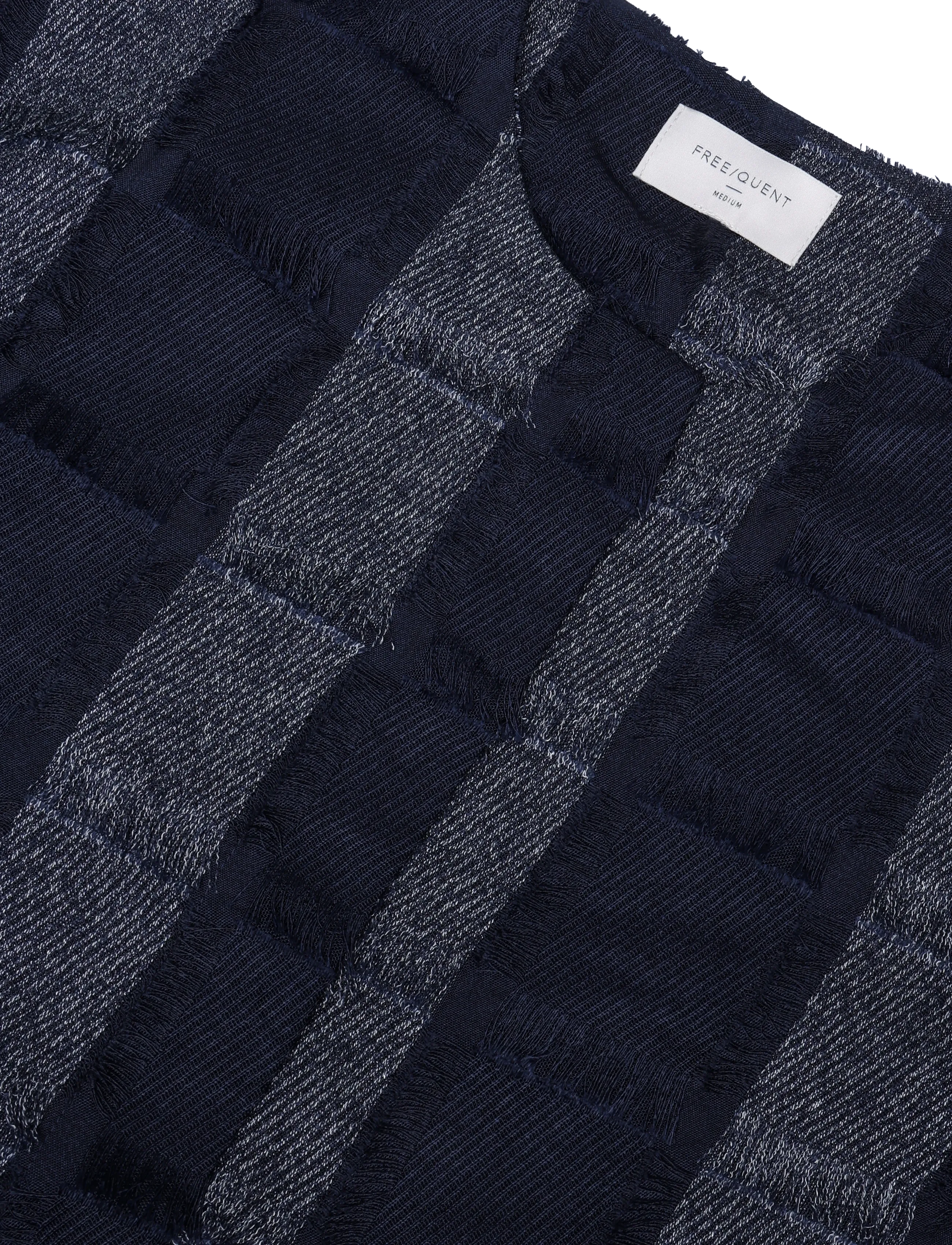 FREE/QUENT - FQJOLENE-JACKET - tunna jackor - navy blazer w. star off-white - 4