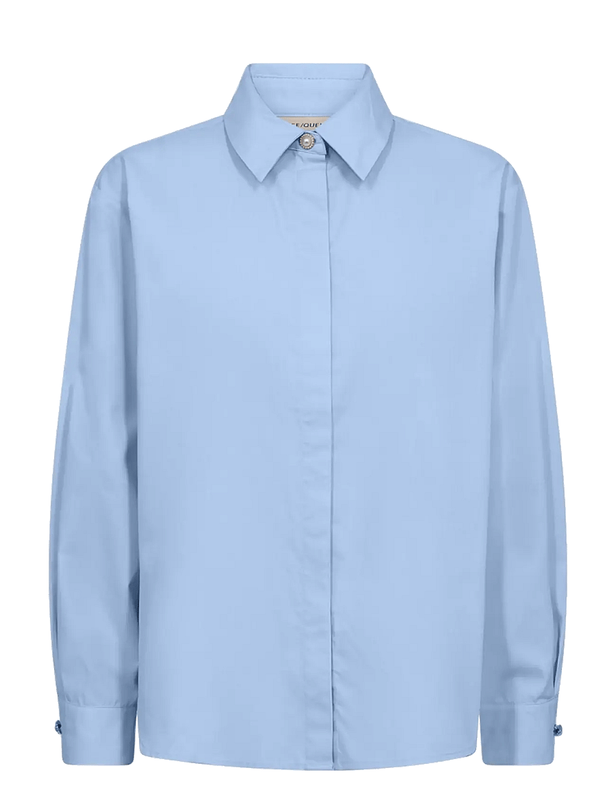 FREE/QUENT - FQFLYNN-SHIRT - langærmede skjorter - chambray blue - 1