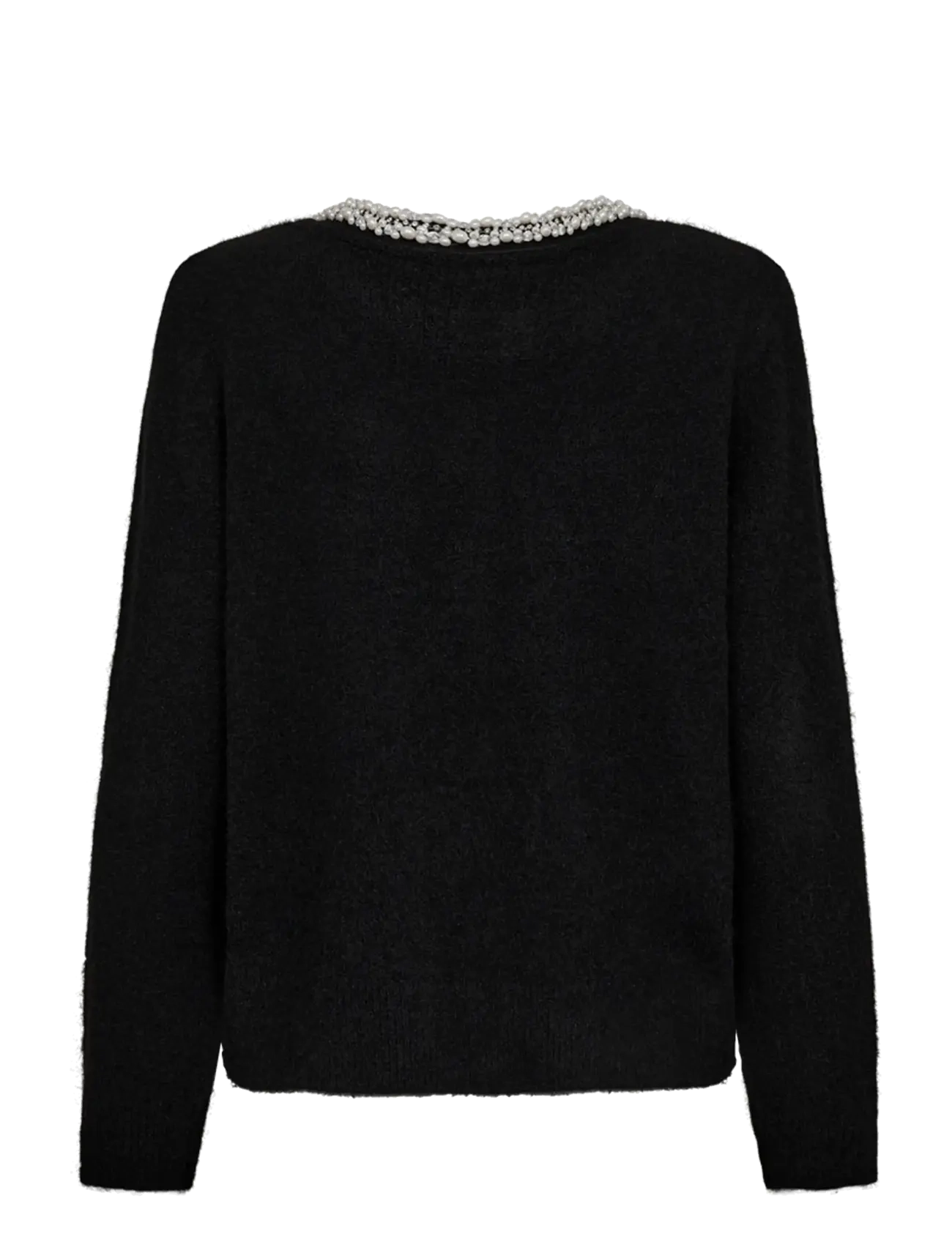 FREE/QUENT - FQGRSFLIRT-CARDIGAN - strickjacken - black - 1