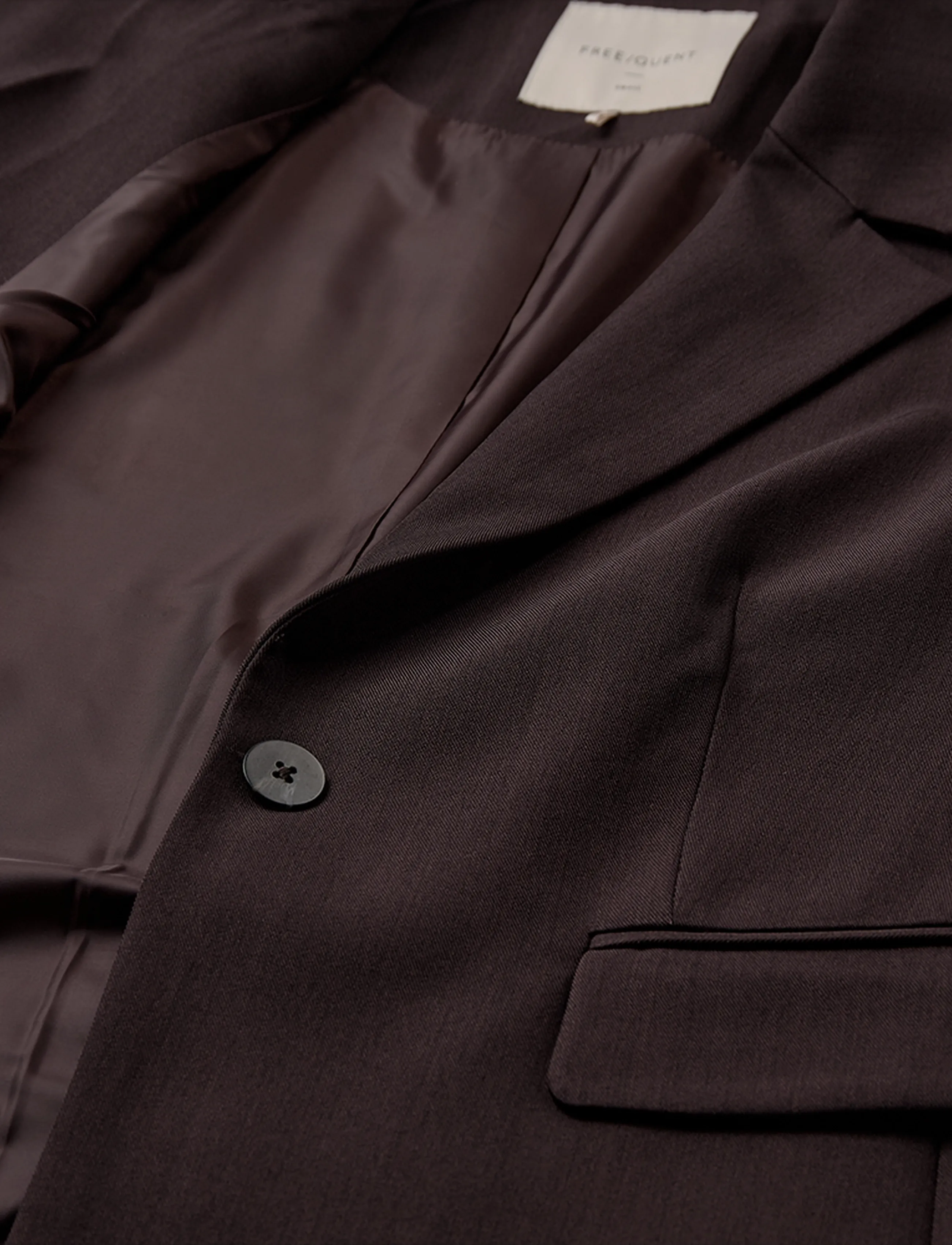 FREE/QUENT - FQSONDA-JACKET - single breasted blazers - mole - 2