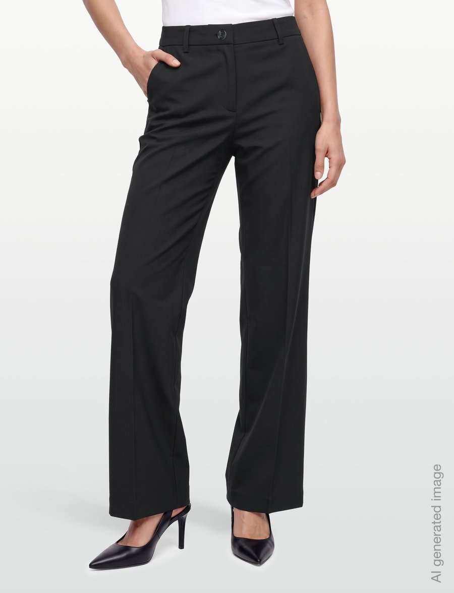 FREE/QUENT - FQSONDA-PANTS - anzugshosen - black - 3