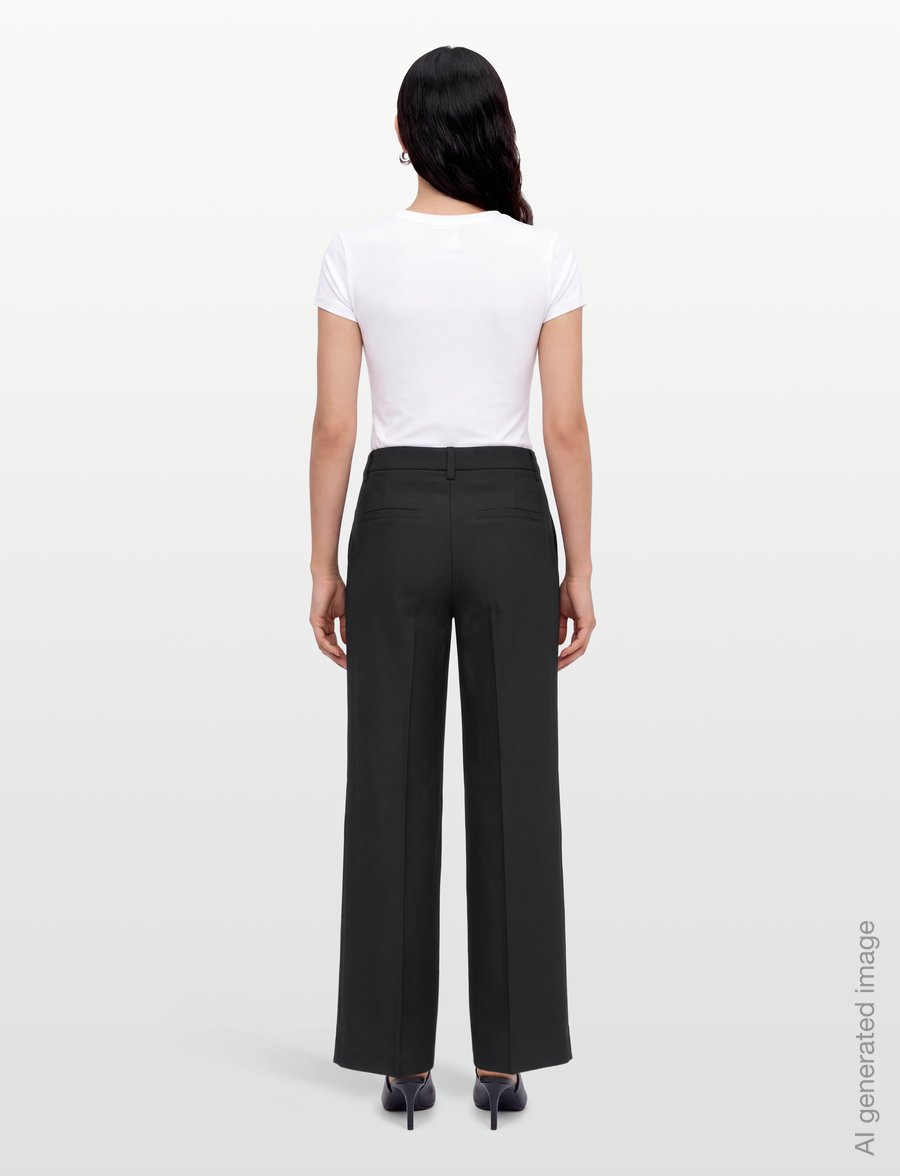 FREE/QUENT - FQSONDA-PANTS - anzugshosen - black - 4