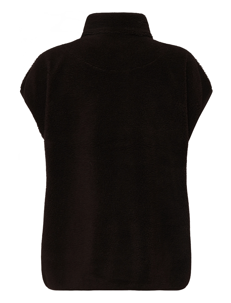 FREE/QUENT - FQTEDDY-WAISTCOAT - teddy-vestid - mole - 2