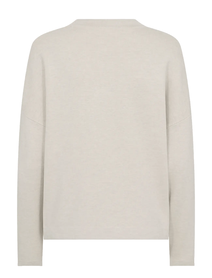 FREE/QUENT - FQANI-PULLOVER - moonbeam melange - 2
