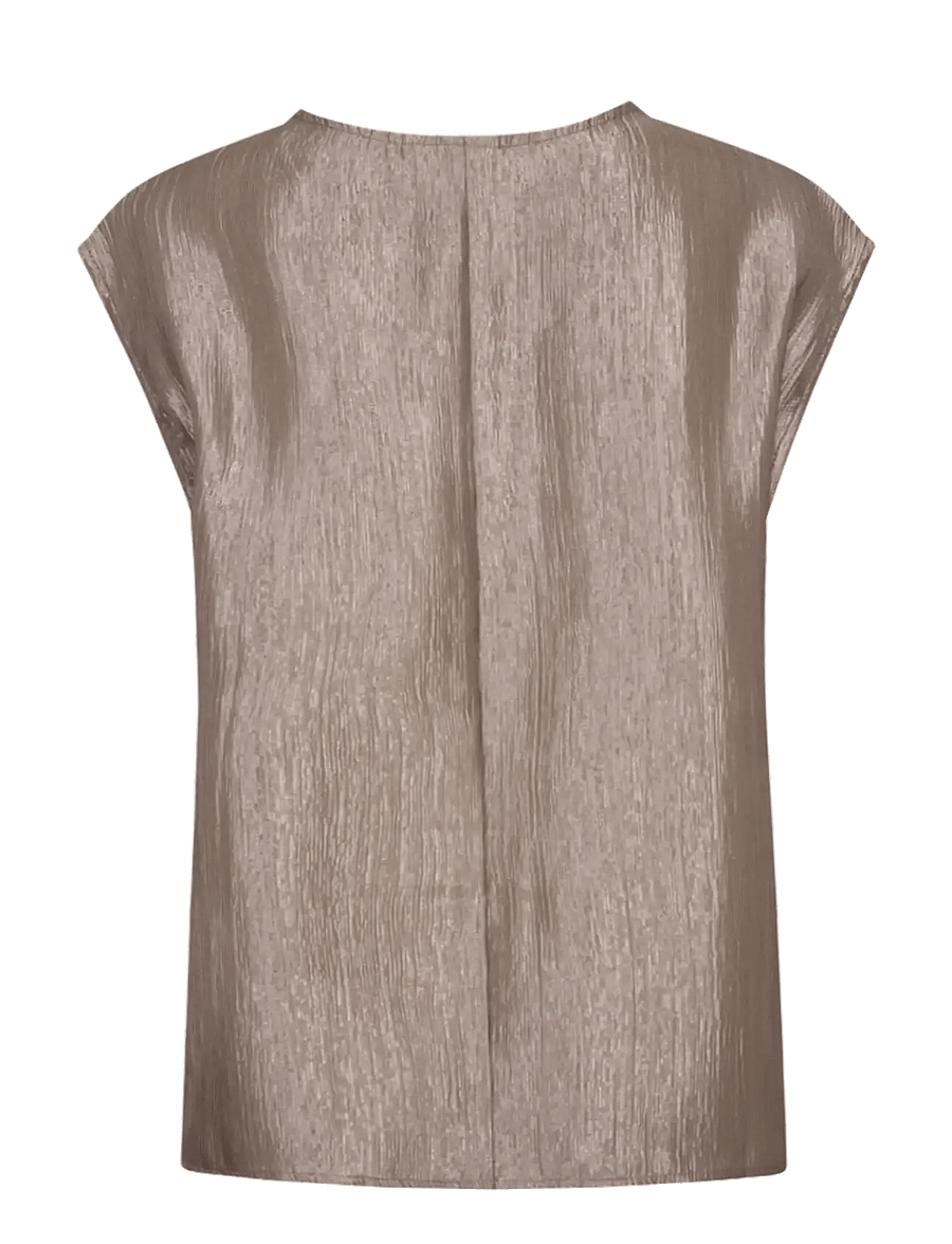 FREE/QUENT - FQKIO-BLOUSE - kurzärmelige blusen - desert taupe - 1