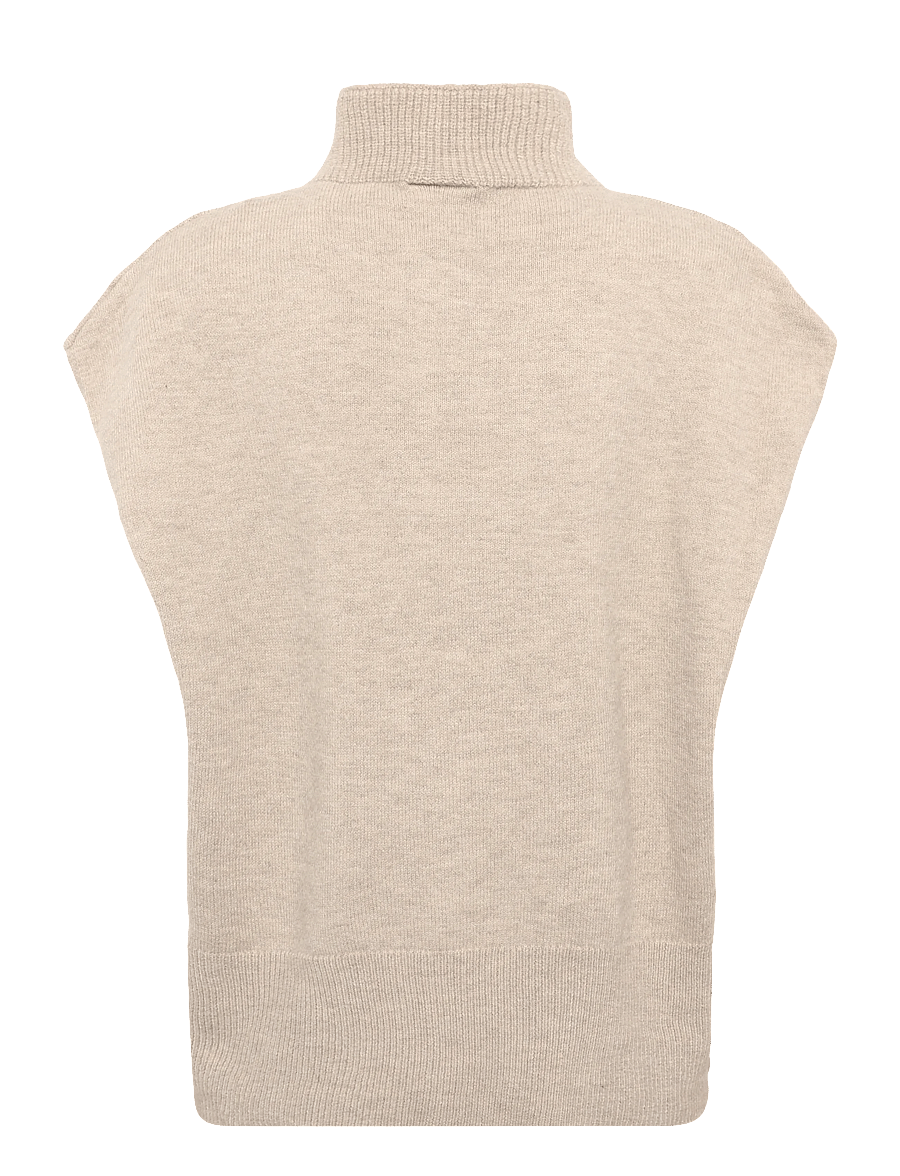FREE/QUENT - FQESCAPSY-VEST - oyster grey melange - 1
