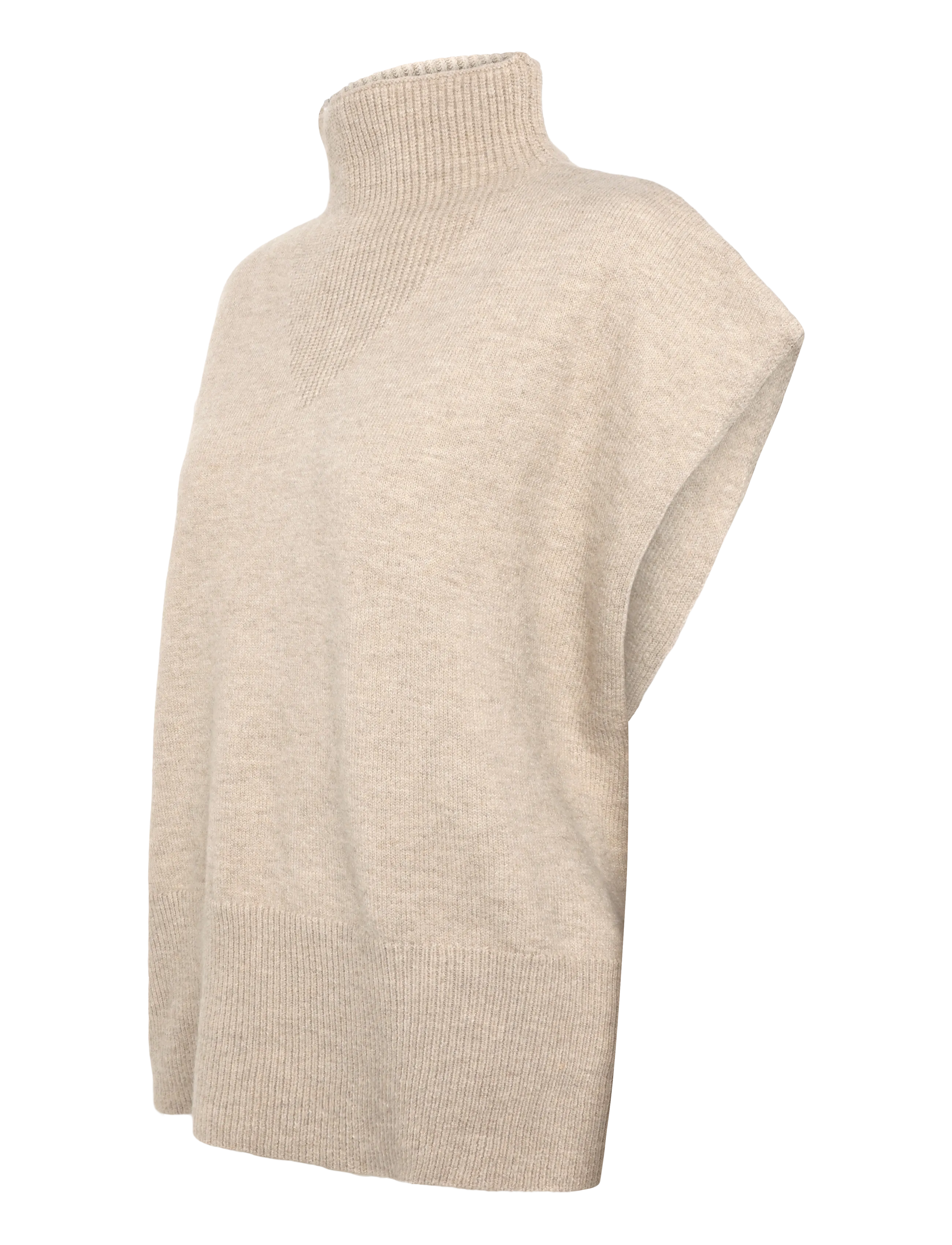 FREE/QUENT - FQESCAPSY-VEST - oyster grey melange - 2