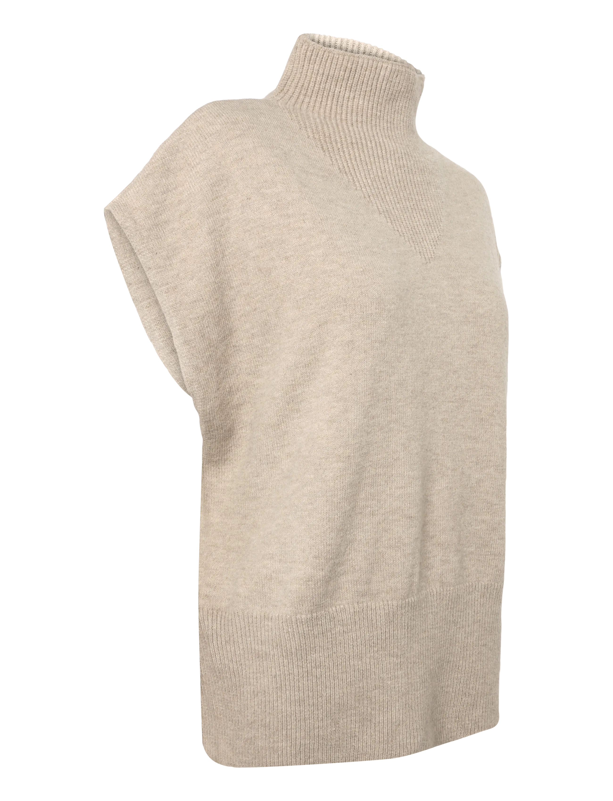 FREE/QUENT - FQESCAPSY-VEST - oyster grey melange - 3