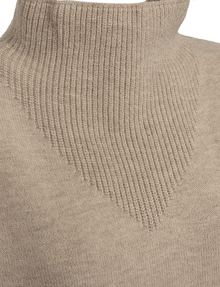 FREE/QUENT - FQESCAPSY-VEST - kootud vestid - oyster grey melange - 2