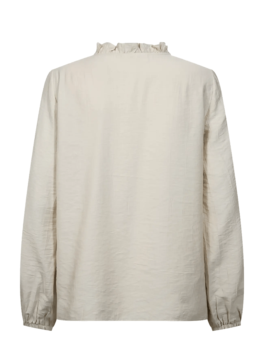 FREE/QUENT - FQMAGDA-BLOUSE - pikkade varrukatega pluusid - moonbeam - 1
