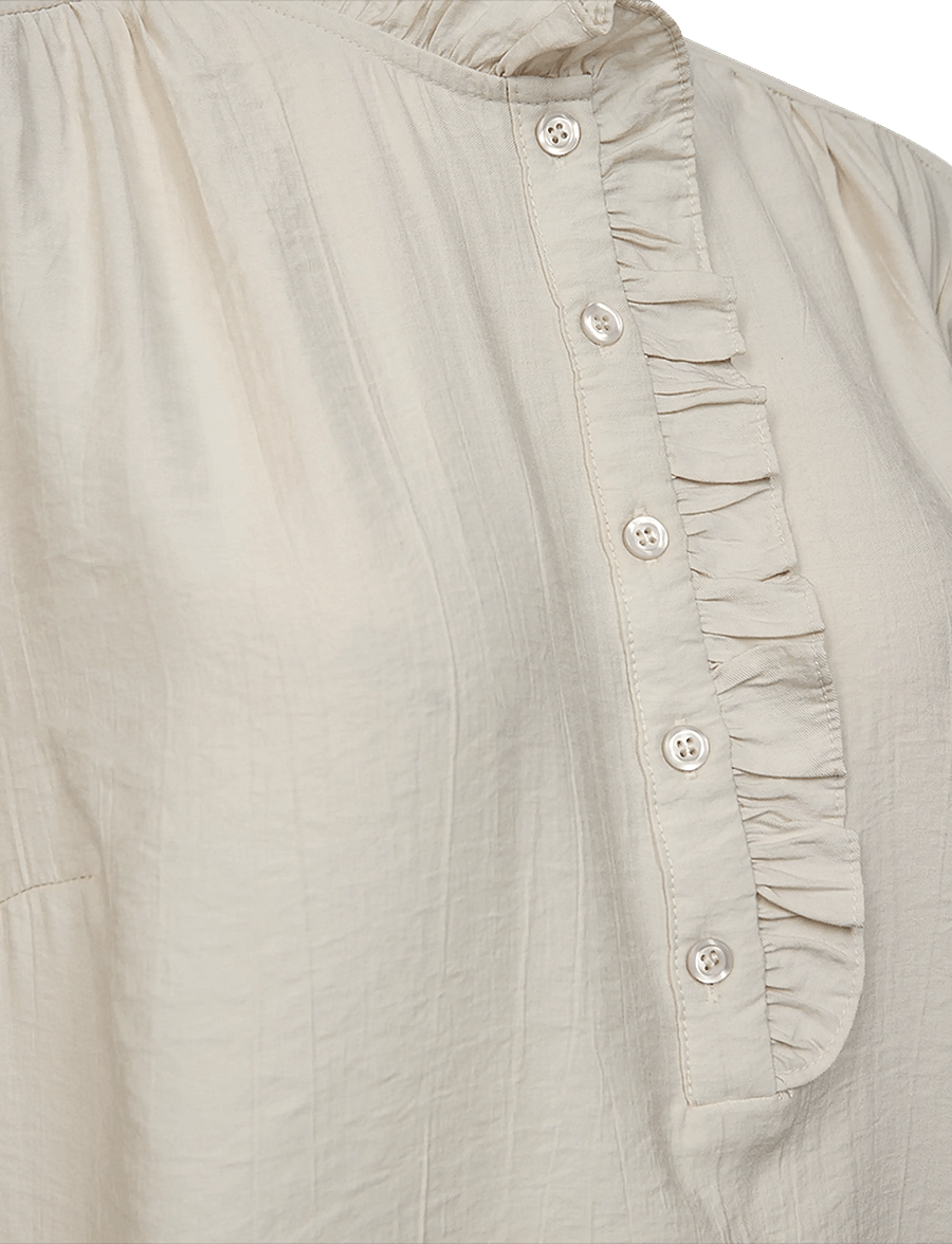 FREE/QUENT - FQMAGDA-BLOUSE - pikkade varrukatega pluusid - moonbeam - 2