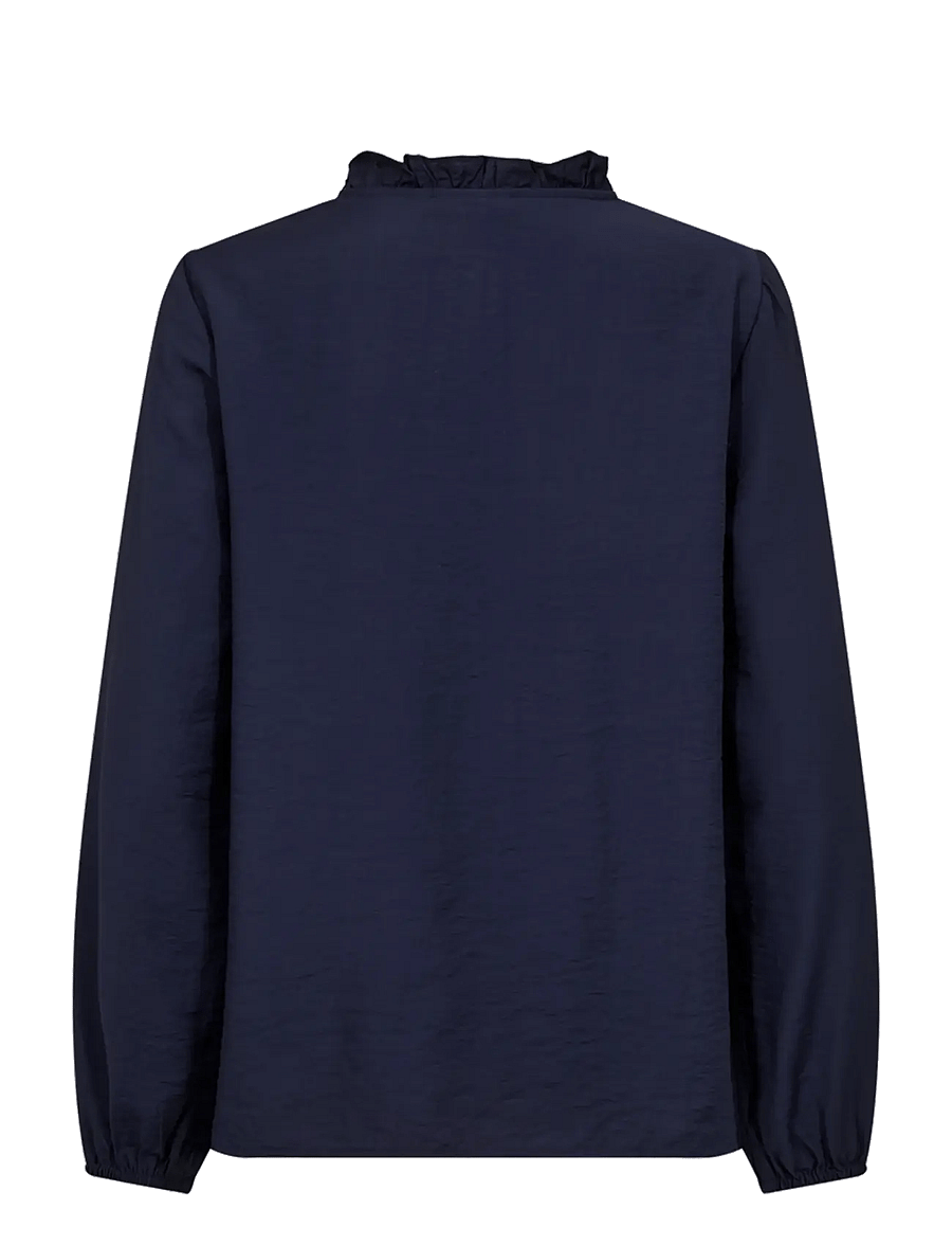 FREE/QUENT - FQMAGDA-BLOUSE - pikkade varrukatega pluusid - navy blazer - 2