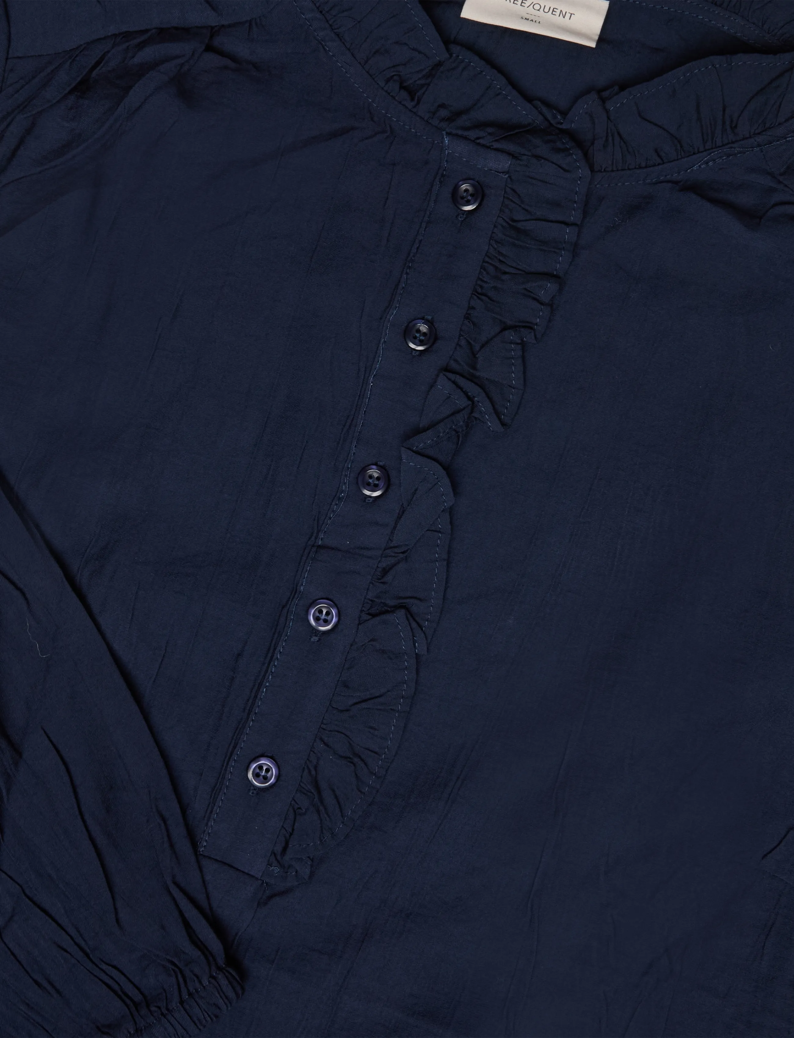 FREE/QUENT - FQMAGDA-BLOUSE - langärmelige blusen - navy blazer - 5