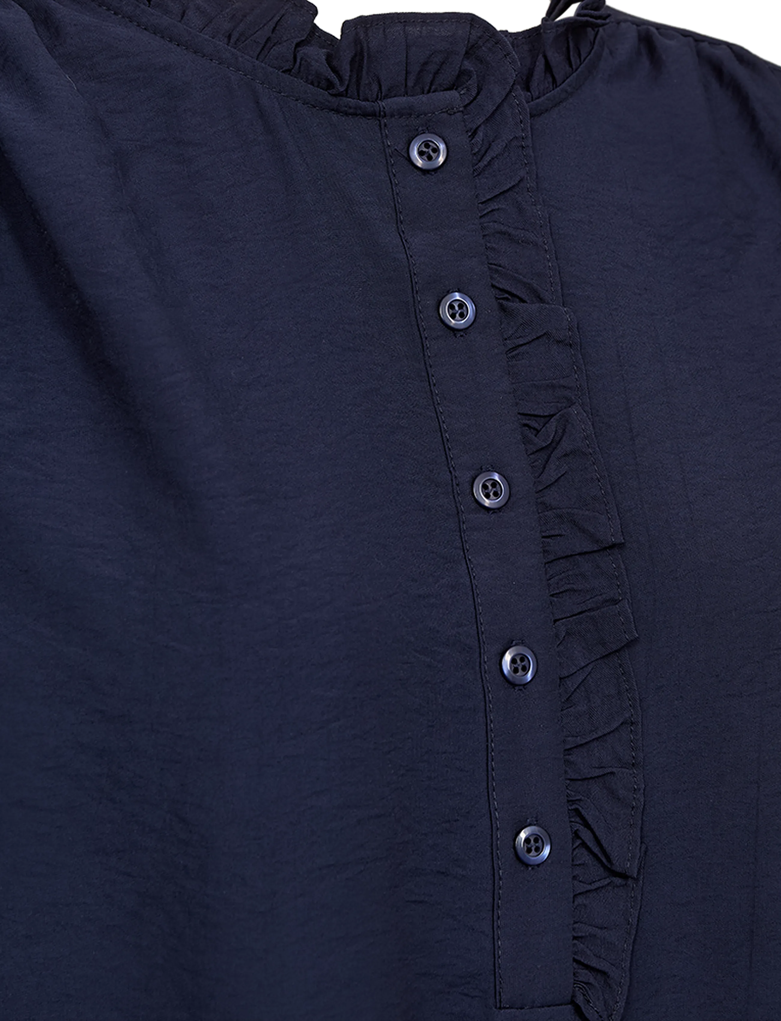 FREE/QUENT - FQMAGDA-BLOUSE - pikkade varrukatega pluusid - navy blazer - 5