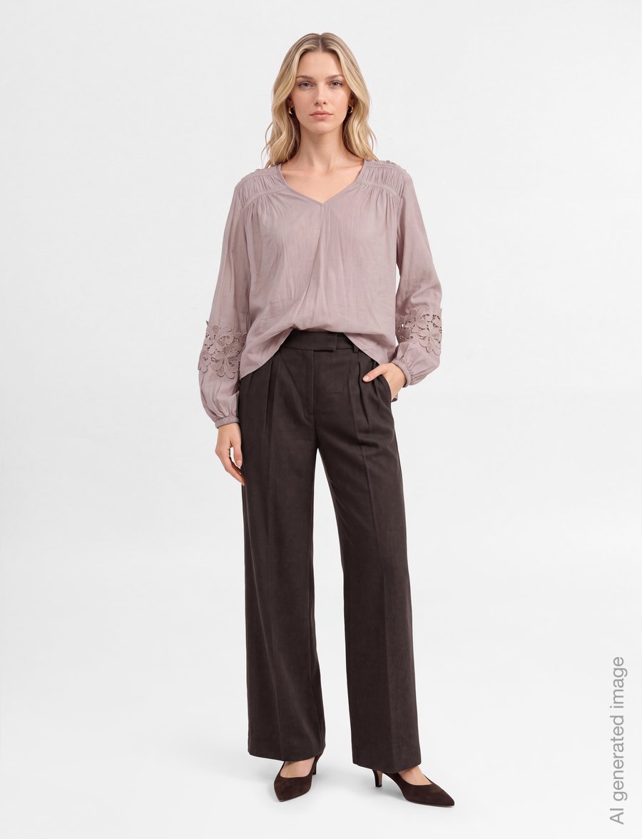 FREE/QUENT - FQMAGDA-BLOUSE - langærmede bluser - pale mauve - 0