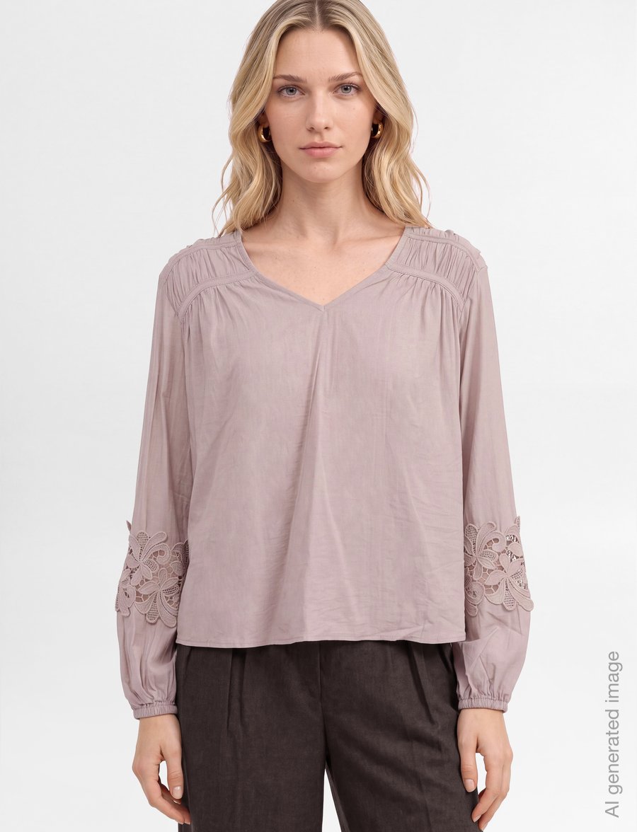 FREE/QUENT - FQMAGDA-BLOUSE - langærmede bluser - pale mauve - 3