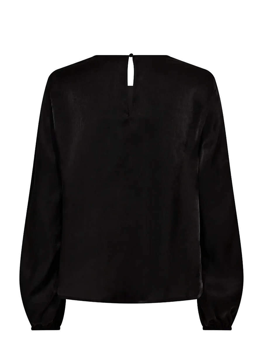 FREE/QUENT - FQTALIA-BLOUSE - long sleeved blouses - black - 2